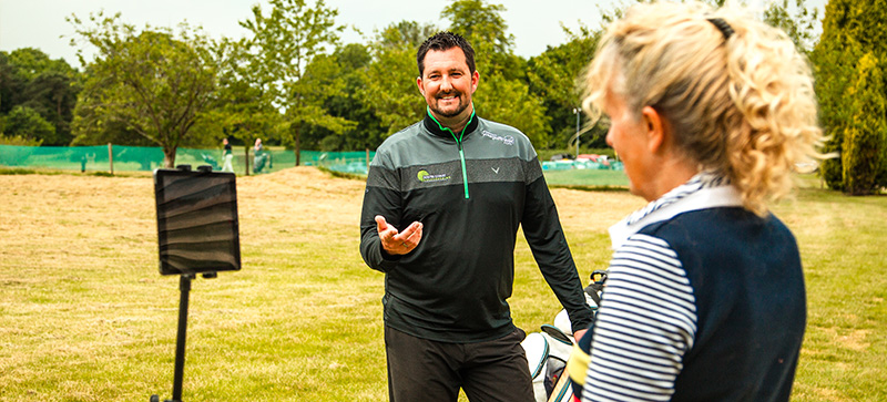 Video swing analysis at lessons Gatton Manor, Surrey, Sussex golf lessons