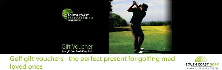 Golf gift vouchers - the perfect present for golfing made loved ones’